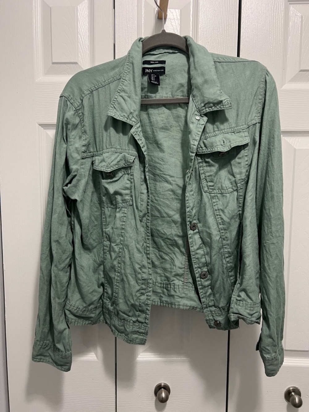 Women’s Sage Green Lightweight Utility Jacket